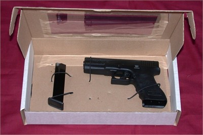 CSI Hand Gun - Knife Box with Window