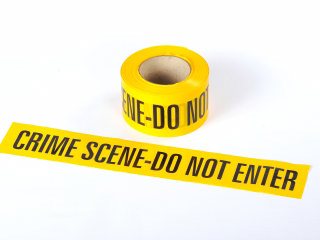 Barrier Tape - CRIME SCENE DO NOT ENTER 100M