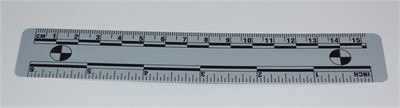 Photo Evidence Scale - Grey 150mm/6&quot;