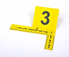 Photo Evidence Markers - Foldable Scale 1 - 10