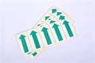 Self Adhesive Paper Arrows - 50mm Green