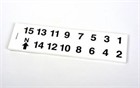 Self Adhesive Number Booklet - Small