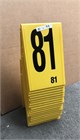 Photo Evidence Markers Numbers 81-99